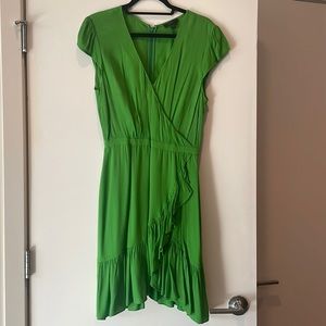 J.Crew Crepe Ruffle Dress